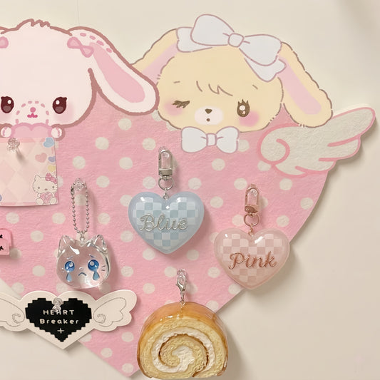 Kawaii Bunny Heart Felt Memo Board