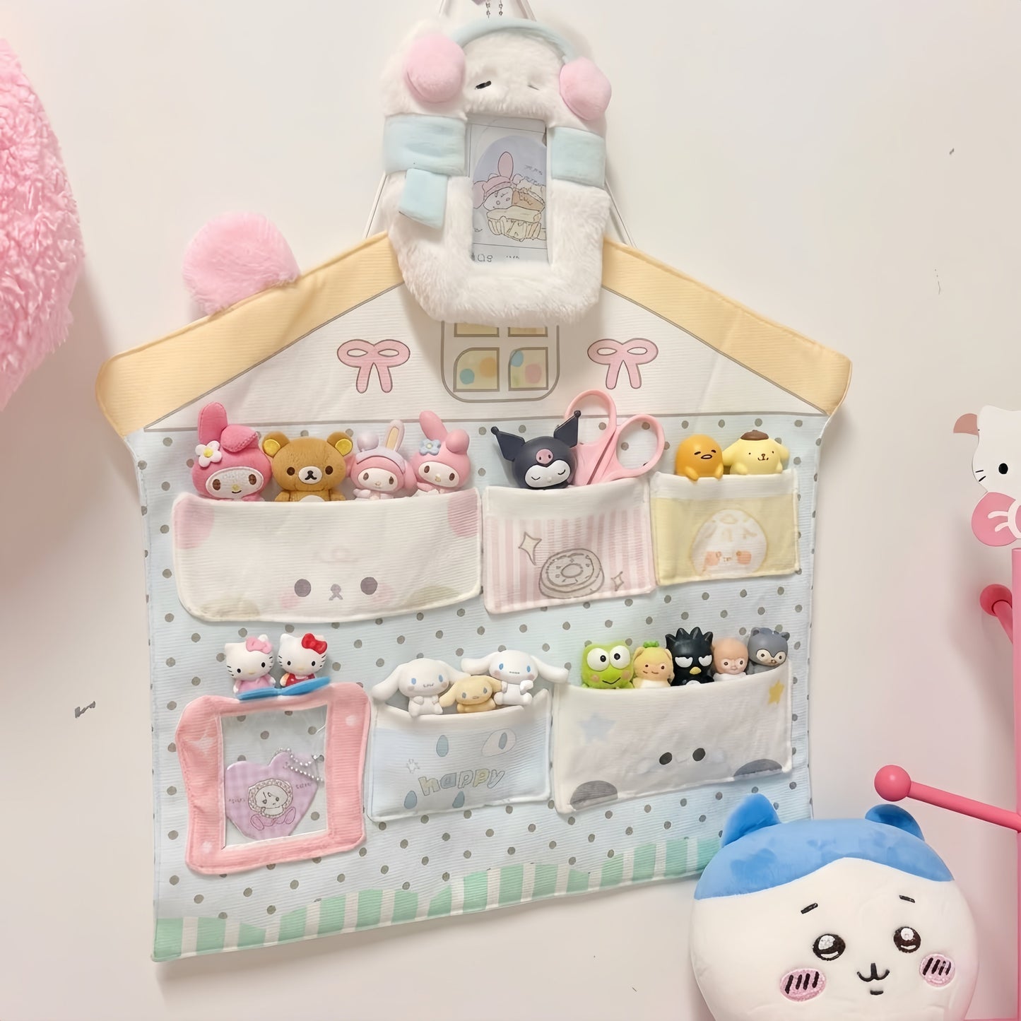 Kawaii House-Shaped Hanging Organizer