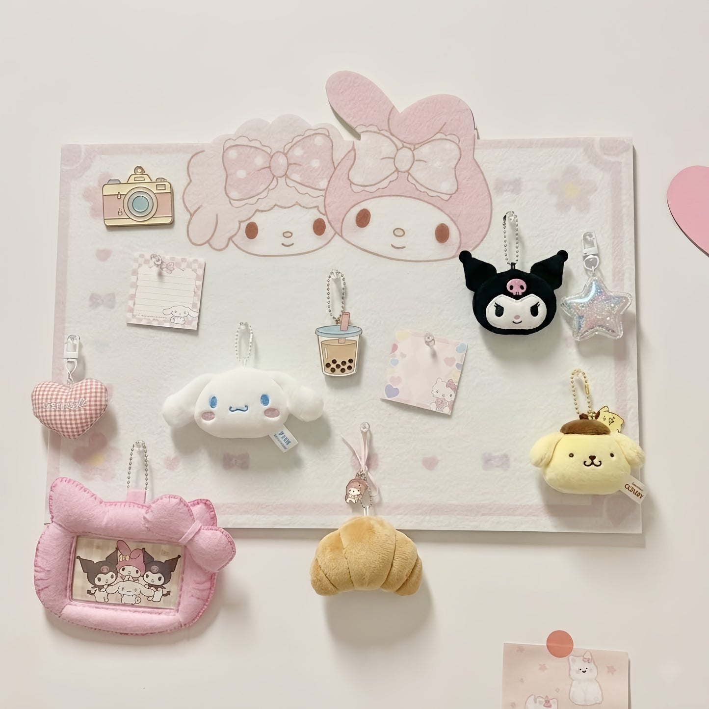 Kawaii Cartoon Large Felt Bulletin Board