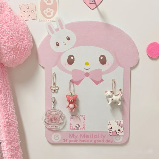 Large Kawaii Bunny & Lamb Felt Board