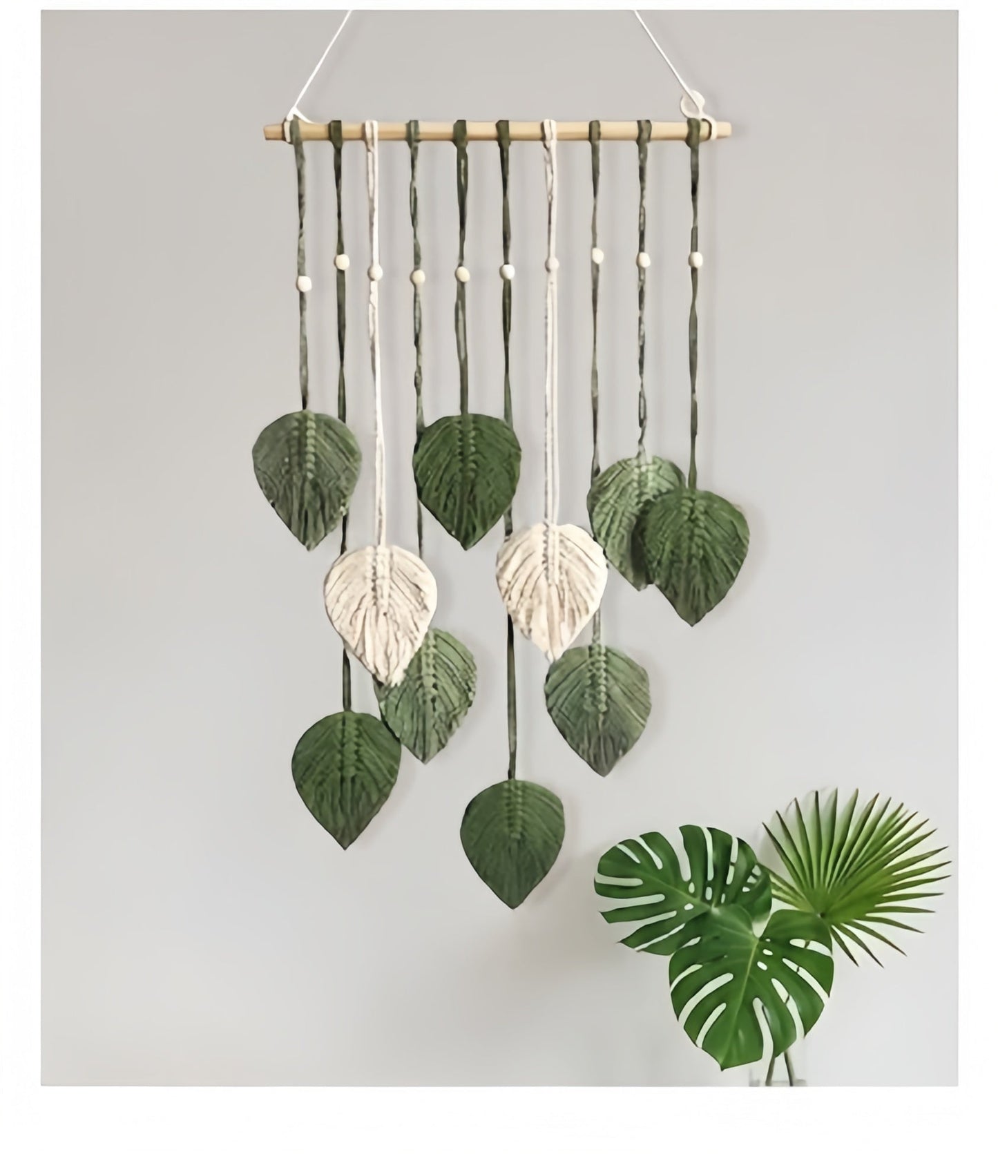 Nordic Macrame Leaf Wall Hanging